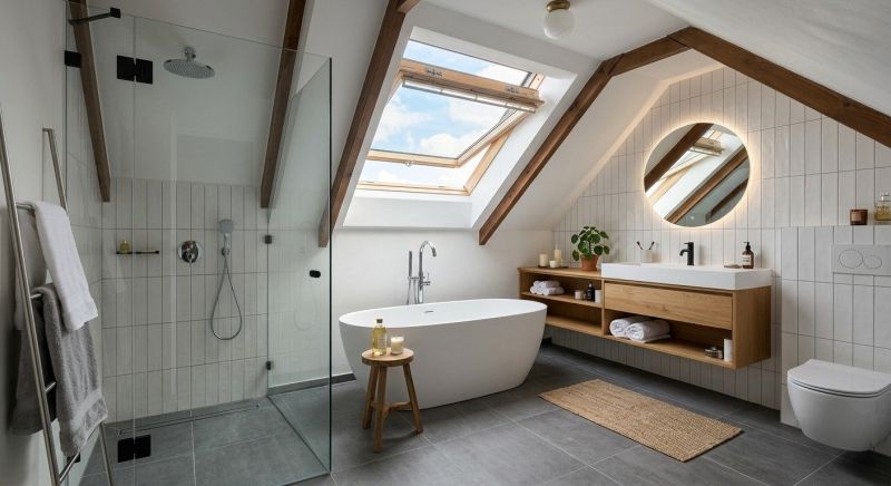 Attic Bathroom Remodeling in Morrow County, OH