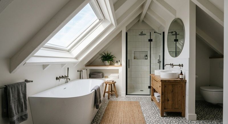 Attic Bathroom Remodeling in Morrow County, OH