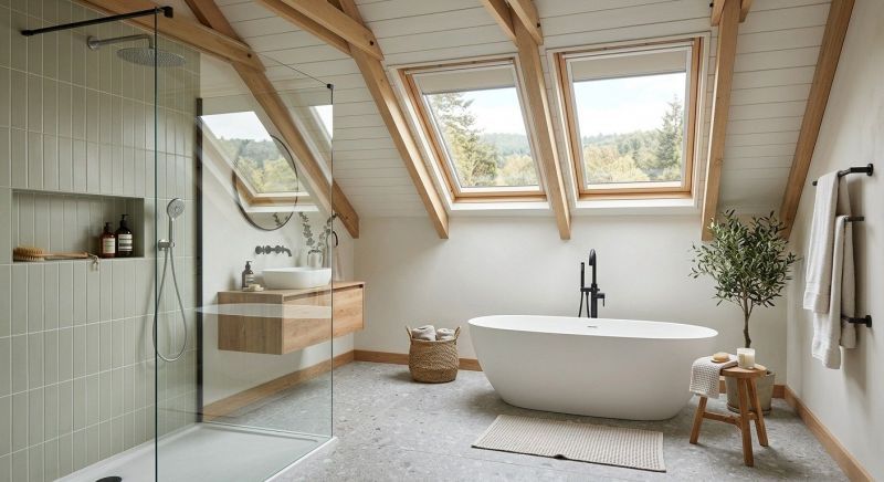 Attic Bathroom Remodeling in Morrow County, OH