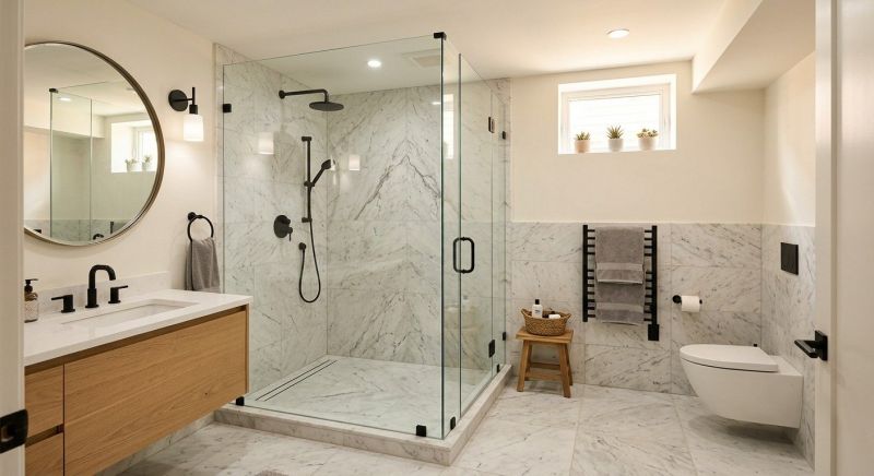Basement Bathroom Remodeling in Morrow County, OH