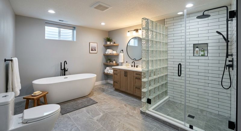 Basement Bathroom Remodeling in Morrow County, OH